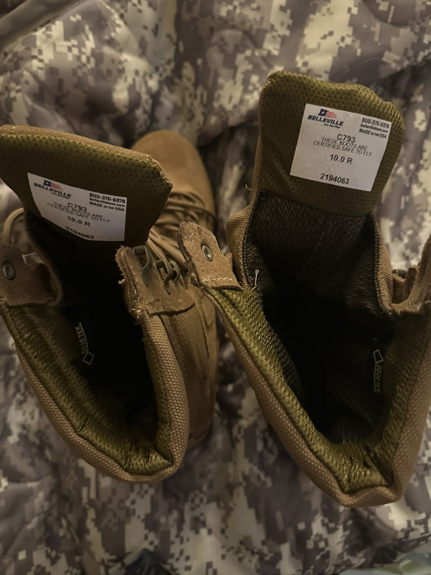 BELLEVILLE C793 WATERPROOF ASSAULT BOOTS - COYOTE