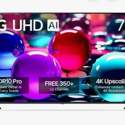 LG 75" 4K UHD UA75 AI Smart TV, 75UA7500