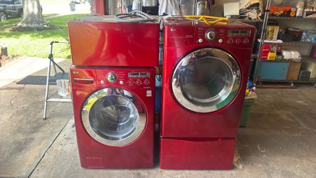 Lg front loader washer and dryer