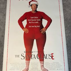 The Santa Clause/Tim Allen HUGE Bus Shelter Movie Poster 1994. SUPER RARE