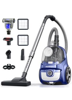Bagless Canister Vacuum Cleaner 3.5L / 3.7Qt Capacity HEPA Multi-Surface Vacuum