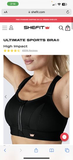 NEW SheFit Ultimate Sports Bra High Impact White