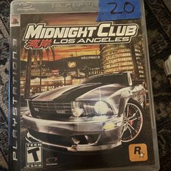 Midnight Club Los Angeles PS3 