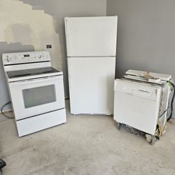 Fridge, Stove, Dishwasher