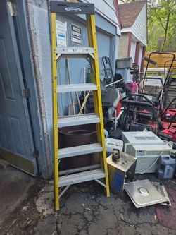 Yellow step ladder  6 foot