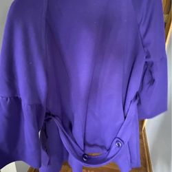 Women’s M Purple Coat 