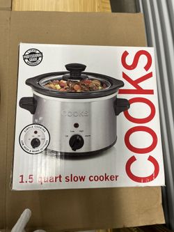 Cooks 1.5 Quart Slow Cooker
