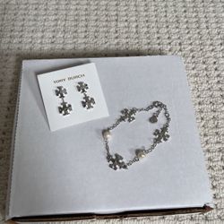 Tory Burch Earrings & Bracelet Set