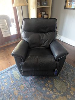 Dark blue LA Z BOY recliner