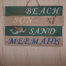 Hand made women sign