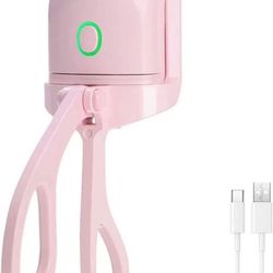 Electric Heated Eyelash Curler USB Rechargeable Heated Eyelash Curler Long Lasting Fast Preheat Lash Curler for Natural Lashes