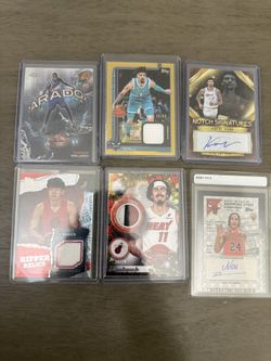 10 Numbered/autos (Kel’el Ware,Victor Wembenyama Cedric Coward,yang Hanson,Jaime Jaquez,Noa Essengue,Lamelo Ball,Nique Clifford)