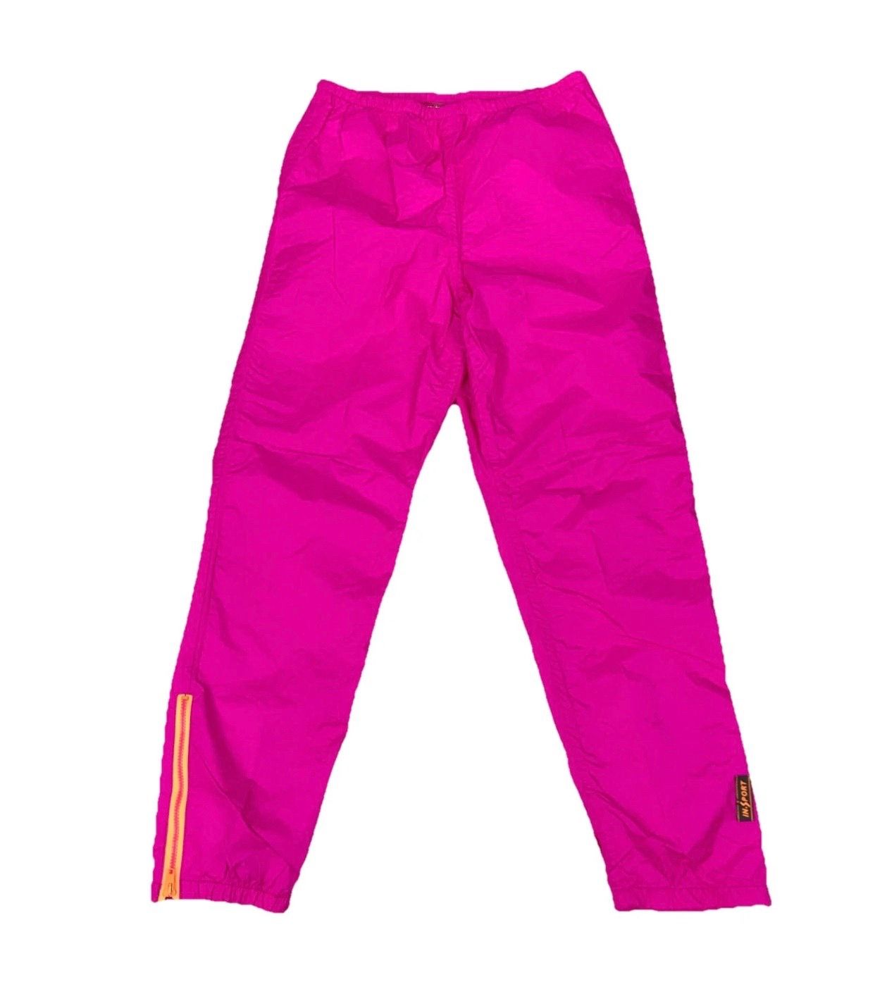Vintage Goretex In-Sport Windbreaker Pants Womens Small S Pink Jogger Ski Snow