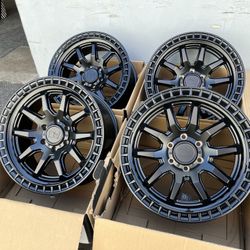 20” INCH BLACK RHINO OFF ROAD WHEELS/RIMS 