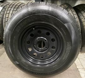🛞 225-75R15 Tire & Wheel (Load D; 8 ply)