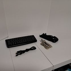 Texas Instruments Keyboard And Calculator Holder With Cables
