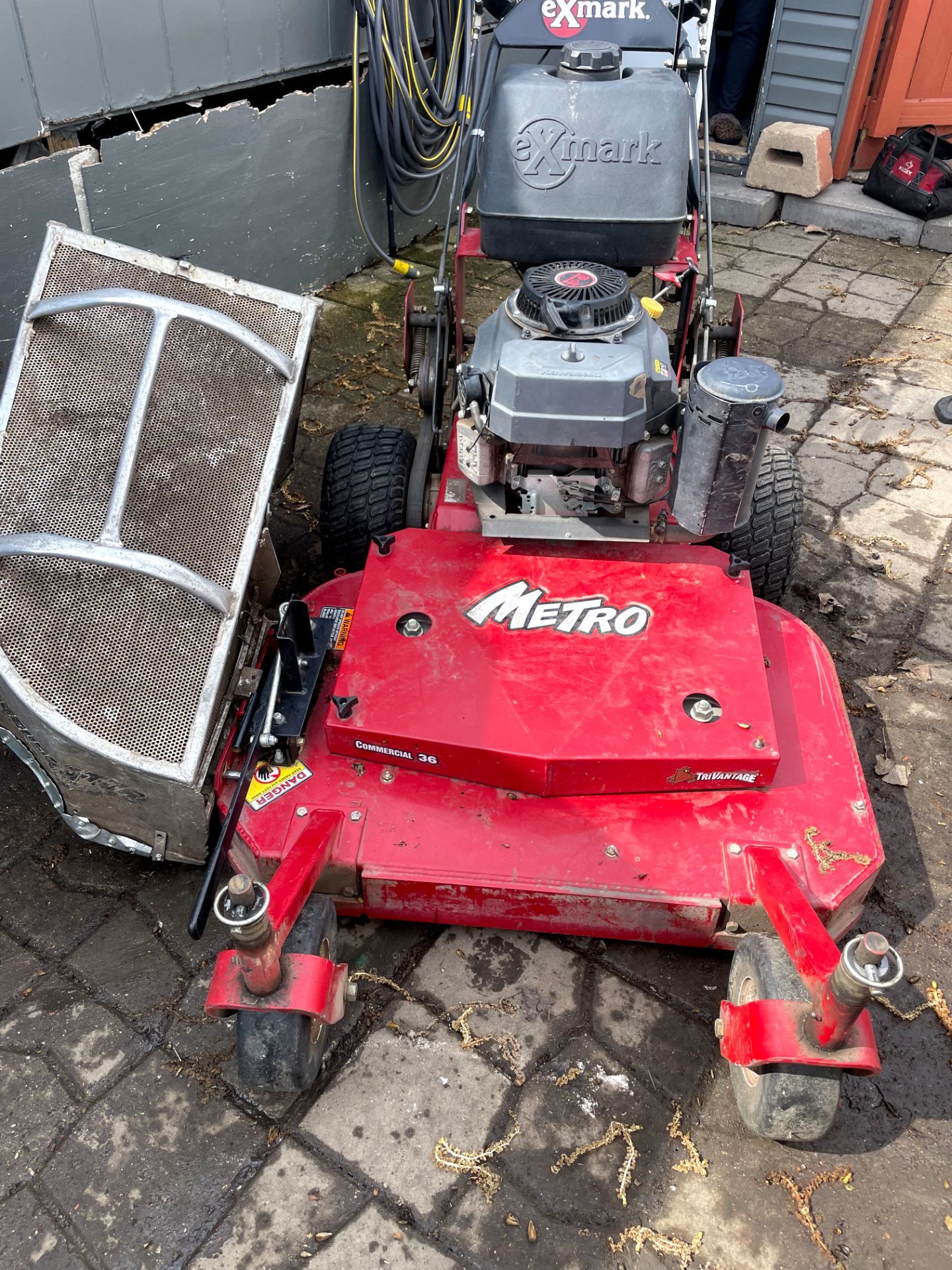 36" Exmark Lawn Mower w/ grass catcher.
