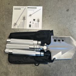 silver Folding Shovel