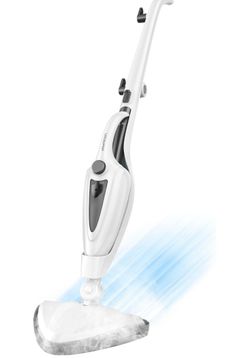 12-in-1 Steam Mop, Fast 15-Sec Heat-Up, 1500W Detachable Handheld Steam Cleaner with 2 Dirt Grip Pads, Removes 99.99% Stubborn Stains for Hardwood Flo
