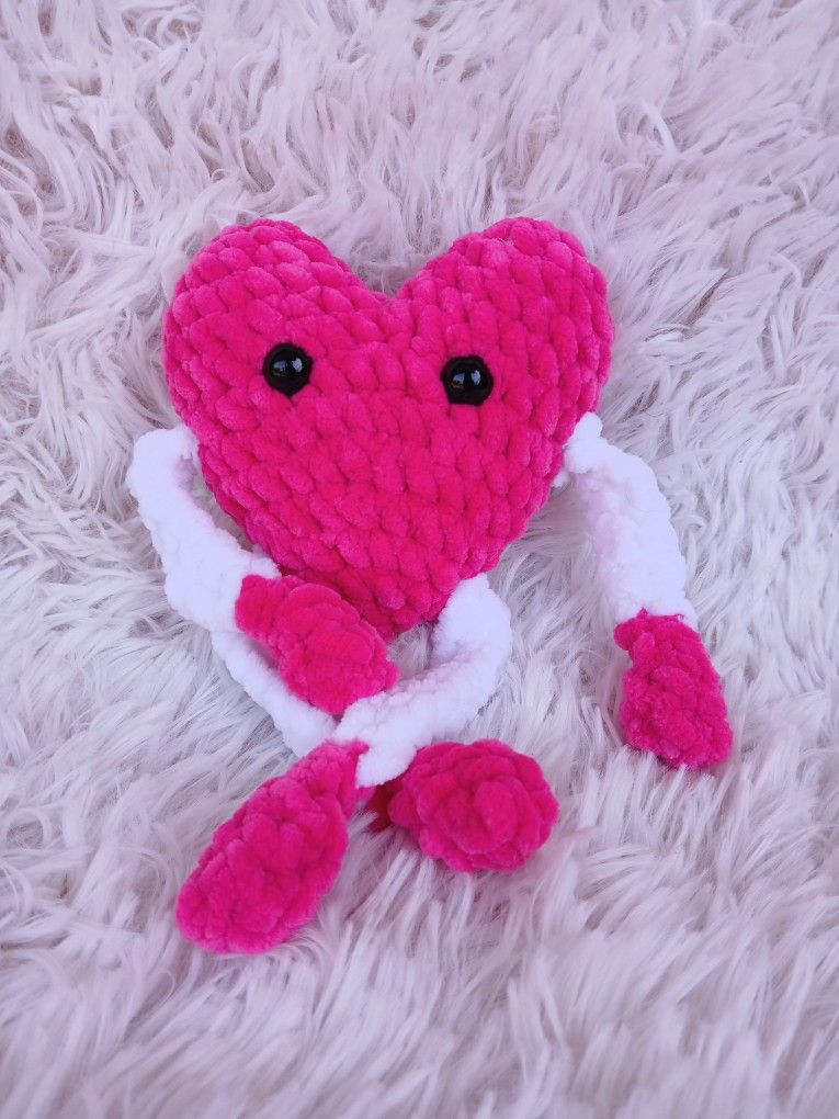 Heart Buddy Crochet Plushie