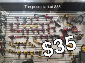 Dewalt makita milwaukee ridgid impact wtench ratchet hammer drill battery grinder sawzall