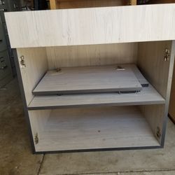 Wood Storage Cabinet