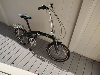 Folding bike with rack 20" tires