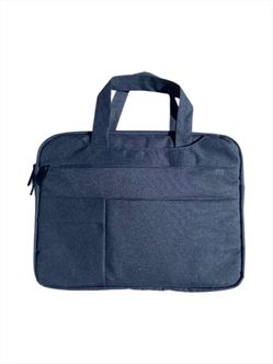 New 10” x 13” Navy Blue Laptop Bag with Handles