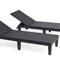 Brand New Pair Of Long Chairs