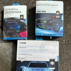Type s Interior, Lighting Strips, And Exterior Lighting For Truck Bed