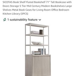 Modern Bookshelf Brand New 