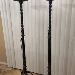 Vintage Wrought Iron Lamps