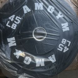 Single 45 bumper weight
