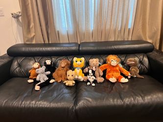 10 piece plush toys
