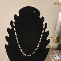 Cadena de 24 pulgadas de oro laminado muy bonita de excelente calidad