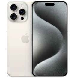 - iPhone 15 Pro Max 256GB - White Titanium it unlock as well