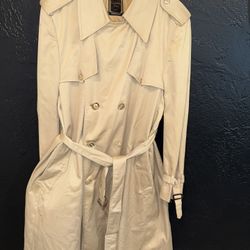 Vintage Christian Dior Trench Raincoat SZ 46R