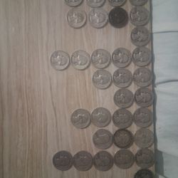 Silver Quarters LOT  Dates From 1934 To 1964 