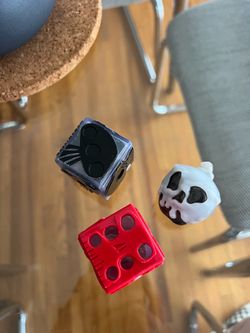 Disney Disneyland Light Up Glow Cubes Poison Apple Oogie Boogie Bash Halloween