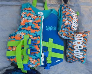 Child life vest and floaties