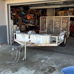 14 Foot Utility Trailer Single Axle