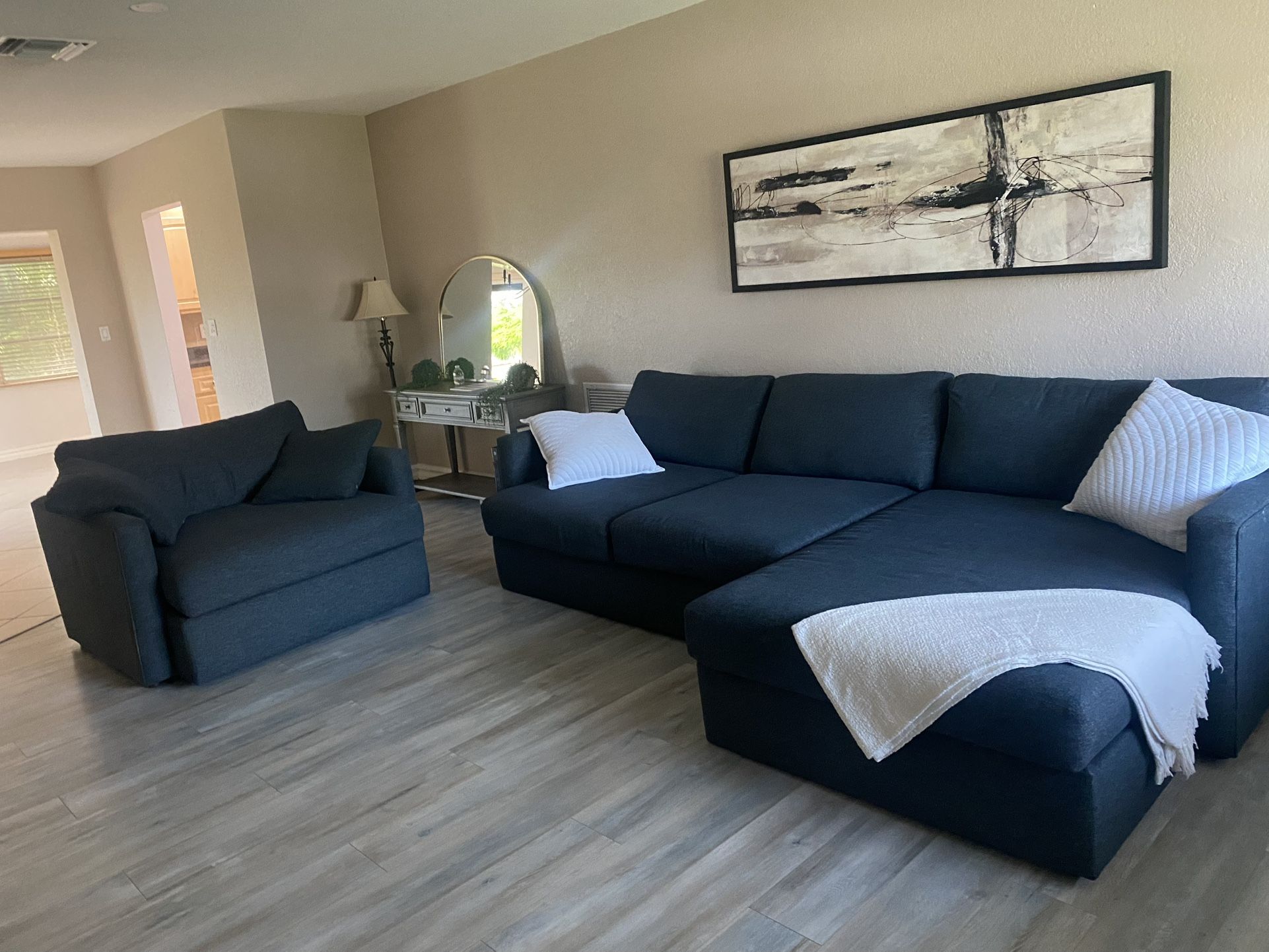 Couch & Love Seat/ Big chair