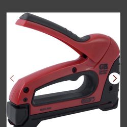 Gardner Bender MSG-501 Heavy-Duty Cable Boss Staple Gun, Professional Grade, Secures (NM) Coax, & Low-Volt Cable, Red