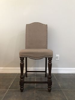Counter height upholstered chairs