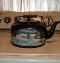 Hand Painted Tea Kettle