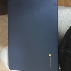Lenovo - IdeaPad Slim 3 Chromebook Laptop - 14"' Full HD Touchscreen Laptop - MediaTek Kompanio  - 4GB Memory - 64GB eMMC - Abyss Blue