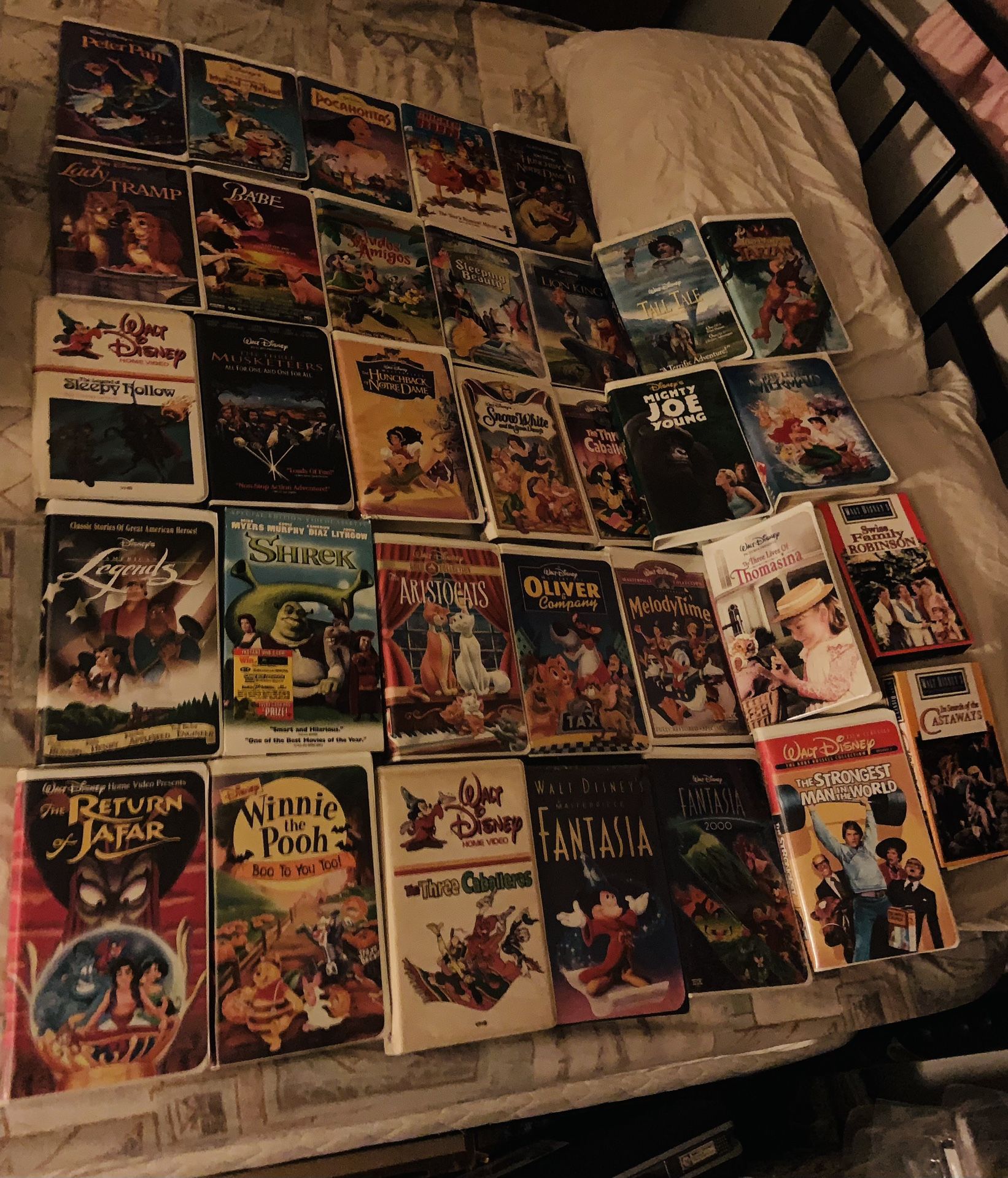 VHS. Disney Movies. Unwrapped But Unplayed Stored And Clean Tapes.. $5 Each