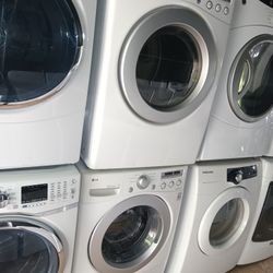 L/G Front Load Washer And Dryer Set Both Works Good 👍
