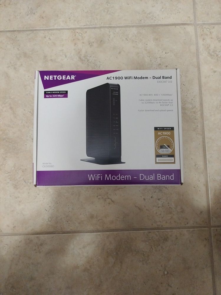 Netgear AC-1900 WiFi Dual Band Modem