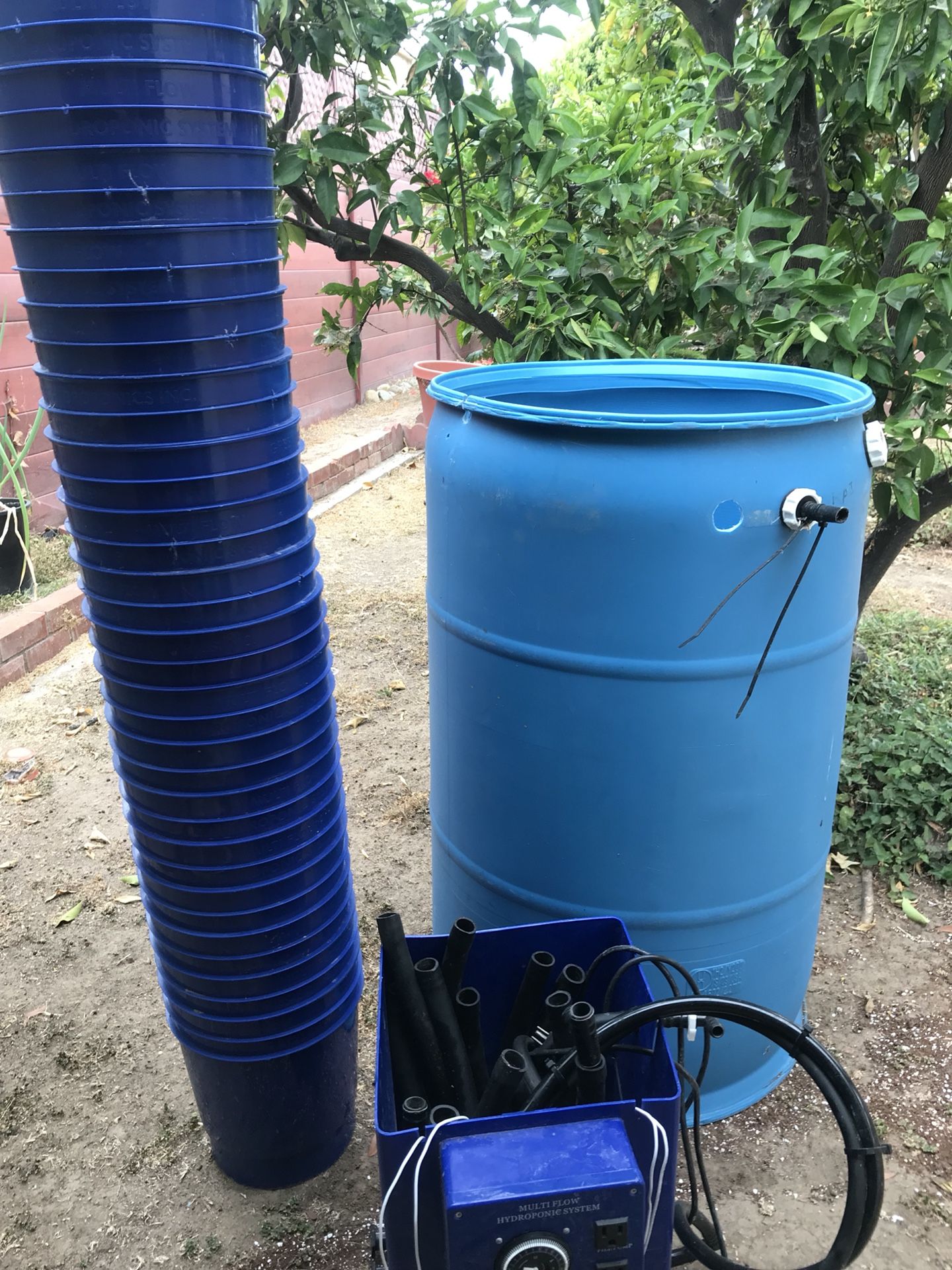 Greentrees hydroponic kit ebb and flow buckets